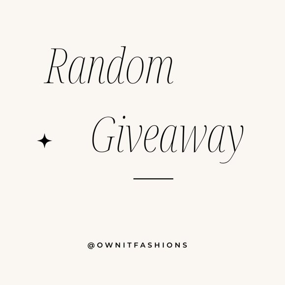 Random Giveaway - Picture 1 of 1